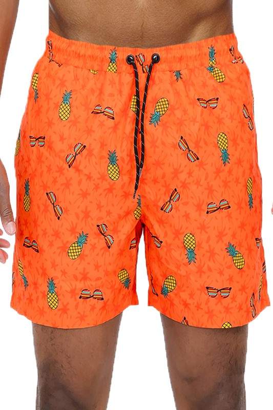 WEIV Pineapple Swim Trunks Board Shorts - Apparel | MENLL